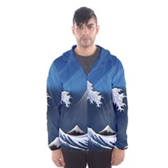 The Great Wave Off Kanagawa Men s Hooded Windbreaker