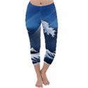 The Great Wave Off Kanagawa Capri Winter Leggings  View1