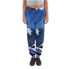 The Great Wave Off Kanagawa Women s Jogger Sweatpants by Grandong