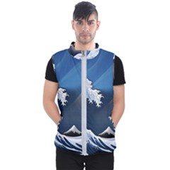 The Great Wave Off Kanagawa Men s Puffer Vest