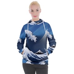 The Great Wave Off Kanagawa Women s Hooded Pullover