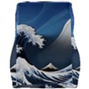 The Great Wave Off Kanagawa Car Seat Velour Cushion  View2