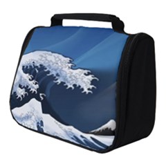 The Great Wave Off Kanagawa Full Print Travel Pouch (small)