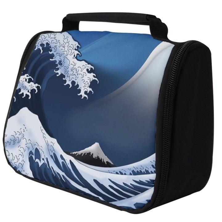 The Great Wave Off Kanagawa Full Print Travel Pouch (Big)