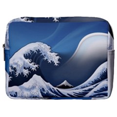 The Great Wave Off Kanagawa Make Up Pouch (large)