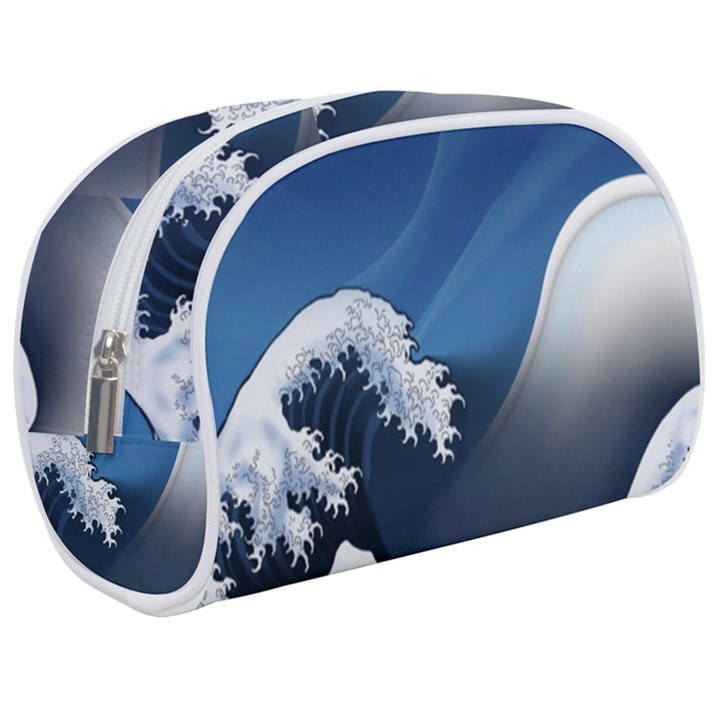 The Great Wave Off Kanagawa Make Up Case (Medium)