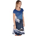 The Great Wave Off Kanagawa Classic Short Sleeve Dress View3