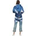 The Great Wave Off Kanagawa Women s Long Oversized Pullover Hoodie View2