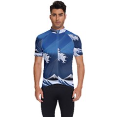 The Great Wave Off Kanagawa Men s Short Sleeve Cycling Jersey