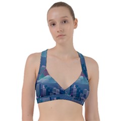 The Sun City Tokyo Japan Volcano Kyscrapers Building Sweetheart Sports Bra by Grandong