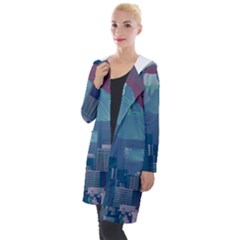 The Sun City Tokyo Japan Volcano Kyscrapers Building Hooded Pocket Cardigan by Grandong