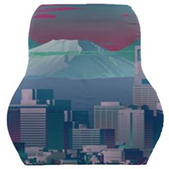 The Sun City Tokyo Japan Volcano Kyscrapers Building Car Seat Back Cushion  by Grandong