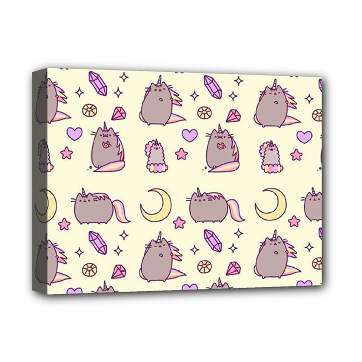 Beautiful Beauty Cartoon Cat Deluxe Canvas 16  x 12  (Stretched) 