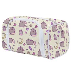 Beautiful Beauty Cartoon Cat Toiletries Pouch by Grandong