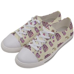 Beautiful Beauty Cartoon Cat Women s Low Top Canvas Sneakers