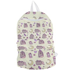 Beautiful Beauty Cartoon Cat Foldable Lightweight Backpack