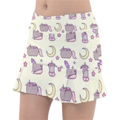 Beautiful Beauty Cartoon Cat Classic Tennis Skirt by Grandong