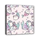 Cartoon Cat Cute Animal Design Drawing Illustration Kawaii Mini Canvas 6  x 6  (Stretched) View1