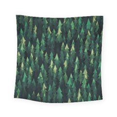 Forest Illustration Square Tapestry (small)