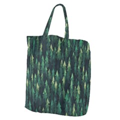 Forest Illustration Giant Grocery Tote