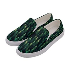 Forest Illustration Women s Canvas Slip Ons