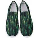 Forest Illustration Men s Slip On Sneakers View1