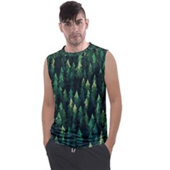 Forest Illustration Men s Regular Tank Top by Grandong