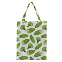 Vegetable Pattern With Composition Broccoli Classic Tote Bag by Grandong