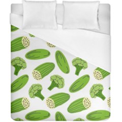 Vegetable Pattern With Composition Broccoli Duvet Cover (california King Size) by Grandong