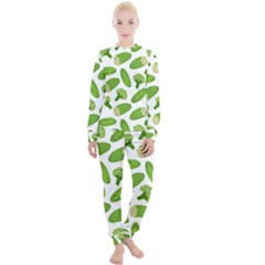 Vegetable Pattern With Composition Broccoli Women s Lounge Set by Grandong