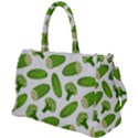 Vegetable Pattern With Composition Broccoli Duffel Travel Bag View1