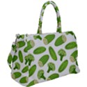 Vegetable Pattern With Composition Broccoli Duffel Travel Bag View2