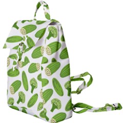 Vegetable Pattern With Composition Broccoli Buckle Everyday Backpack