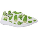 Vegetable Pattern With Composition Broccoli Men s Slip On Sneakers View3