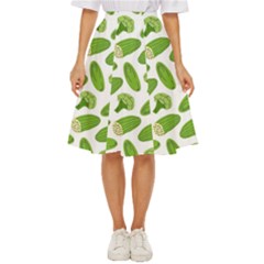 Vegetable Pattern With Composition Broccoli Classic Short Skirt by Grandong