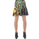 Monkey Tiger Bird Parrot Forest Jungle Style Wrap Front Skirt View2