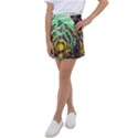 Monkey Tiger Bird Parrot Forest Jungle Style Kids  Tennis Skirt View1