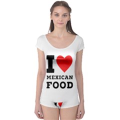 I Love Mexican Food Boyleg Leotard  by ilovewhateva