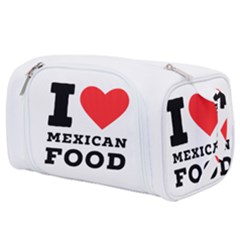 I Love Mexican Food Toiletries Pouch by ilovewhateva