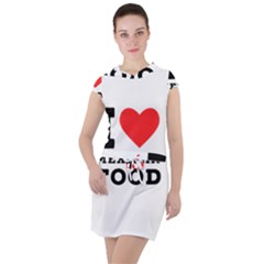 I Love Mexican Food Drawstring Hooded Dress by ilovewhateva