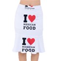 I love Mexican food Short Mermaid Skirt View1