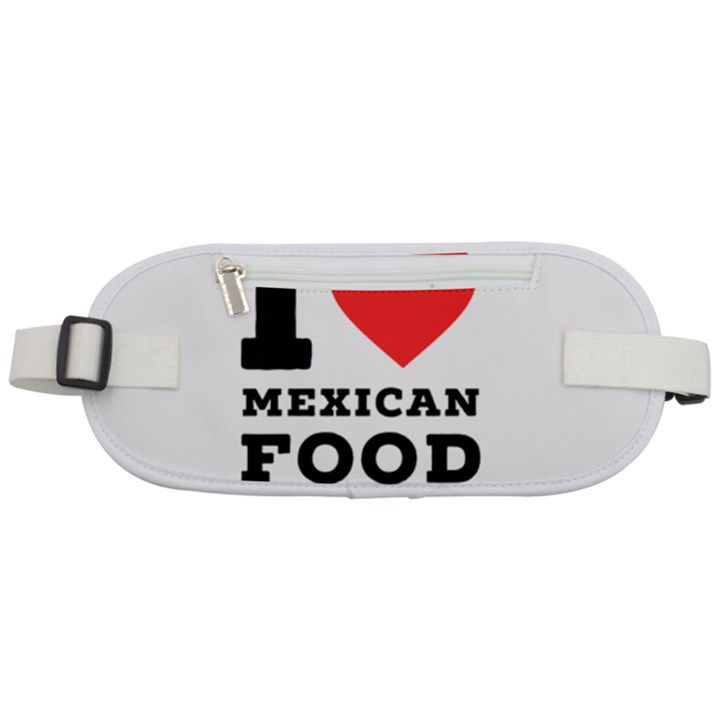 I love Mexican food Rounded Waist Pouch