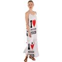 I love Mexican food Cami Maxi Ruffle Chiffon Dress View1