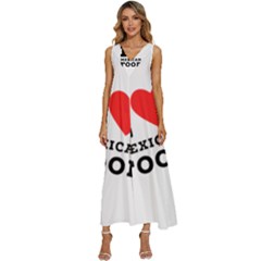 I Love Mexican Food V-neck Sleeveless Loose Fit Overalls by ilovewhateva