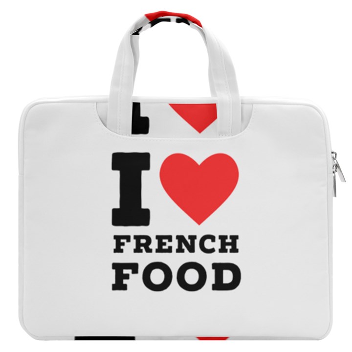 I love French food MacBook Pro 16  Double Pocket Laptop Bag 