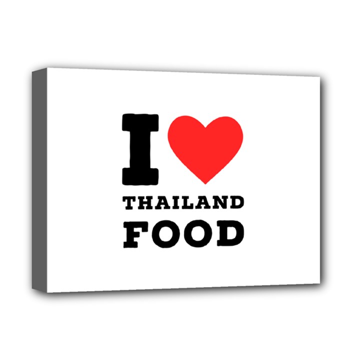 I love Thailand food Deluxe Canvas 16  x 12  (Stretched) 