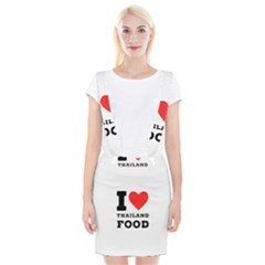 I Love Thailand Food Braces Suspender Skirt by ilovewhateva