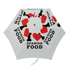 I Love Spanish Food Mini Folding Umbrellas by ilovewhateva