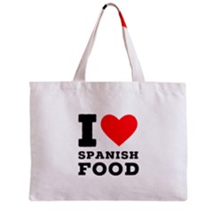 I Love Spanish Food Zipper Mini Tote Bag by ilovewhateva