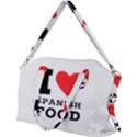 I love Spanish food Canvas Crossbody Bag View2